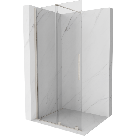 Mexen Velar stumdoma dušo siena Walk-in 90 x 200 cm, skaidri 8 mm, šepečiu nikelis - 871-090-000-03-97