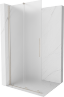 Mexen Velar Stumdomas dušo sienelė Walk-in 110 x 200 cm, matinis 8 mm, šlifuotas nikelis - 871-110-000-33-97