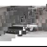 Mexen Velar slankiojančioji dušo sienelė Walk-in 90 x 200 cm, matinė 8 mm, šlifuotas nikelis - 871-090-000-33-97