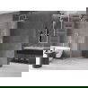 Mexen Velar slankiojančioji dušo sienelė Walk-in 90 x 200 cm, matinė 8 mm, šlifuotas nikelis - 871-090-000-33-97