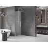 Mexen Velar Stumdomas dušo sienelė Walk-in 110 x 200 cm, matinis 8 mm, šlifuotas nikelis - 871-110-000-33-97