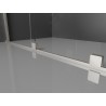 Mexen Velar Stumdomas dušo sienelė Walk-in 110 x 200 cm, matinis 8 mm, šlifuotas nikelis - 871-110-000-33-97