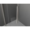 Mexen Velar Stumdomas dušo sienelė Walk-in 110 x 200 cm, matinis 8 mm, šlifuotas nikelis - 871-110-000-33-97