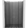 Mexen Velar Duo stumdomos dušo durys 150 cm, grafitas, chromas - 871-150-000-42-01