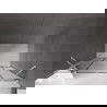 Mexen Velar Duo stumdomos dušo durys 140 cm, grafitas, chromas - 871-140-000-42-01