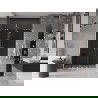 Mexen Velar Duo stumdomos dušo durys 140 cm, grafitas, chromas - 871-140-000-42-01