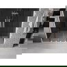Mexen Velar Duo stumdomos dušo durys 140 cm, grafitas, baltos - 871-140-000-42-20