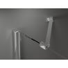 Mexen Velar Duo stumdomos dušo durys 150 cm, grafitas, chromas - 871-150-000-42-01