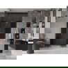 Mexen Velar Duo stumdomos dušo durys 140 cm, grafitas, šlifuota varis - 871-140-000-42-65