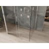 Mexen Omega trijų pusių dušo kabina, stumdoma 120 x 80 cm, skaidri, chromas - 825-120-080-01-00-3S