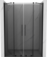 Mexen Velar Duo stumdomos dušo durys 160 cm, grafitas, juodos - 871-160-000-42-70