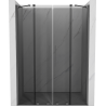 Mexen Velar Duo stumdomos dušo durys 160 cm, grafitas, gun metal - 871-160-000-42-95