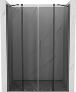 Mexen Velar Duo stumdomos dušo durys 160 cm, grafitas, gun metal - 871-160-000-42-95