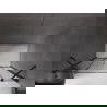 Mexen Velar Duo stumdomos dušo durys 160 cm, grafitas, gun metal - 871-160-000-42-95