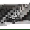 Mexen Velar L Duo stumdomos dušo durys 200 cm, grafitas, juodos - 871-200-003-42-70