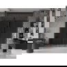Mexen Velar L Duo slankiojančios dušo durys 200 cm, grafitas, ginklų metalas - 871-200-003-42-95