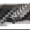 Mexen Velar L Duo slankiojančios dušo durys 200 cm, grafitas, ginklų metalas - 871-200-003-42-95