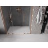 Mexen Velar L Duo stumdomos dušo durys 160 cm, skaidrios, šlifuota varis - 871-160-003-02-65