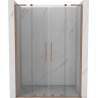 Mexen Velar L Duo stumdomos dušo durys 140 cm, skaidrios, šlifuota varis - 871-140-003-02-65