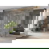 Mexen Omega trijų sienų dušo kabina, stumdomos durys 140 x 80 cm, permatomas, chromas - 825-140-080-01-00-3S