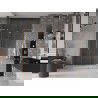Mexen Velar L Duo stumdomos dušo durys 160 cm, skaidrios, šlifuota varis - 871-160-003-02-65