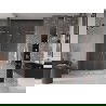 Mexen Velar L Duo stumdomos dušo durys 150 cm, permatomos, šlifuota vario - 871-150-003-02-65