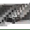 Mexen Velar L Duo stumdomos dušo durys 140 cm, skaidrios, šepetėta pilka - 871-140-003-02-66