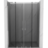 Mexen Velar L Duo stumdomos dušo durys 160 cm, grafitas, chromas - 871-160-003-42-01