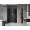 Mexen Velar L Duo stumdomos dušo durys 150 cm, grafito, chromuotos - 871-150-003-42-01