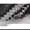 Mexen Velar L Duo stumdomos dušo durys 160 cm, grafitas, chromas - 871-160-003-42-01