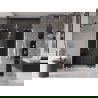 Mexen Velar L Duo slankiojančios dušo durys 160 cm, grafito, baltos - 871-160-003-42-20