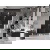 Mexen Velar L Duo stumdomos dušo durys 150 cm, grafitas, baltos - 871-150-003-42-20