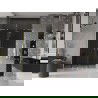 Mexen Velar L Duo stumdomos dušo durys 160 cm, grafitas, šlifuotas auksas - 871-160-003-42-55