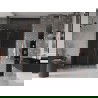 Mexen Velar L Duo stumdomosios dušo durys 150 cm, grafitas, rožinis auksas - 871-150-003-42-60