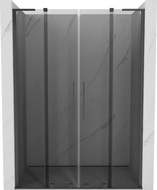 Mexen Velar L Duo stumdomosios dušo durys 150 cm, grafito, šlifuota ginklų pilka - 871-150-003-42-66