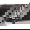 Mexen Velar L Duo stumdomos dušo durys 150 cm, grafitas, gun metal - 871-150-003-42-95