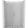 Mexen Velar L Duo stumdomos dušo durys 150 cm, matinis, chromas - 871-150-003-32-01