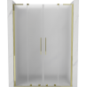 Mexen Velar L Duo stumdomos dušo durys 140 cm, matinės, auksinės - 871-140-003-32-50