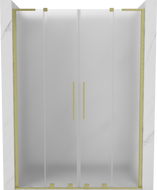 Mexen Velar L Duo stumdomosios dušo durys 150 cm, matinės, auksinės šlifuotos - 871-150-003-32-55