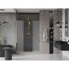 Mexen Velar L Duo slankiojančios dušo durys 150 cm, matinės, auksinės - 871-150-003-32-50