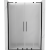 Mexen Velar L Duo stumdomos dušo durys 150 cm, matinės, juodos - 871-150-003-32-70