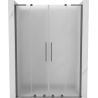 Mexen Velar L Duo stumdomos dušo durys 150 cm, matinės, gun metal - 871-150-003-32-95