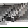 Mexen Velar L Duo stumdomos dušo durys 150 cm, matinės, gun metal - 871-150-003-32-95