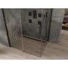 Mexen Omega stumdoma dušo kabina 120 x 80 cm, Skaidrus, Juoda - 825-120-080-70-00