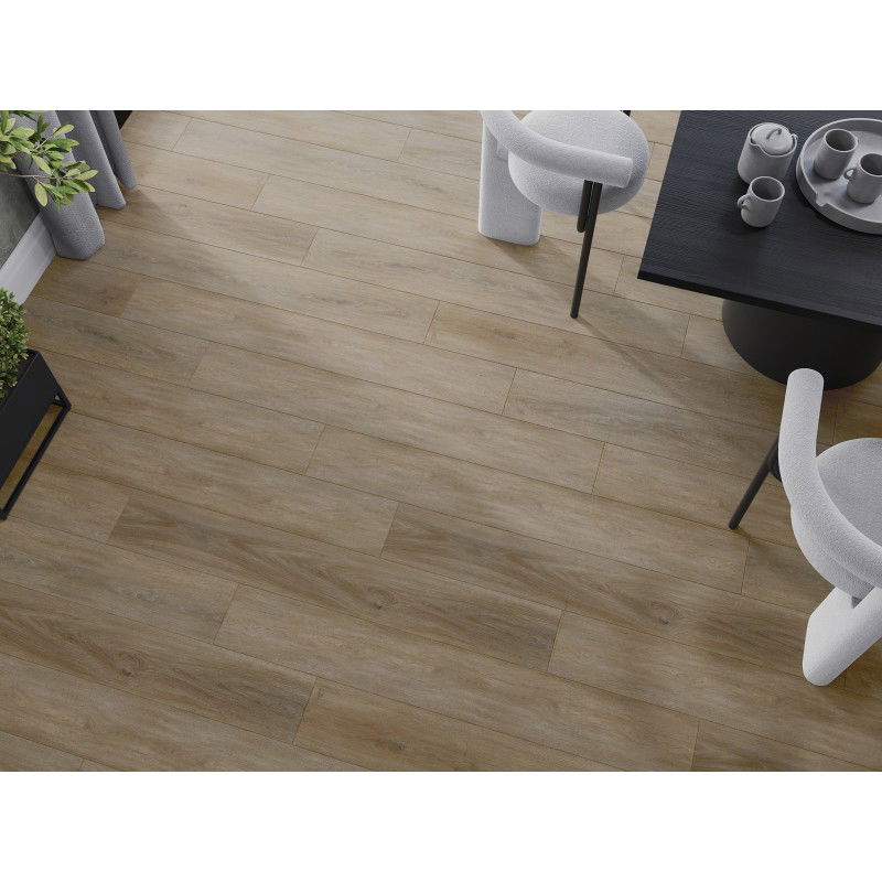 Mexen Palermo vinilinių plokščių pavyzdys 1240 x 182 mm SPC 6,5 mm, IXPE 1,5 mm pagrindas, 4 V-Fuga, Ąžuolas - F1025-S