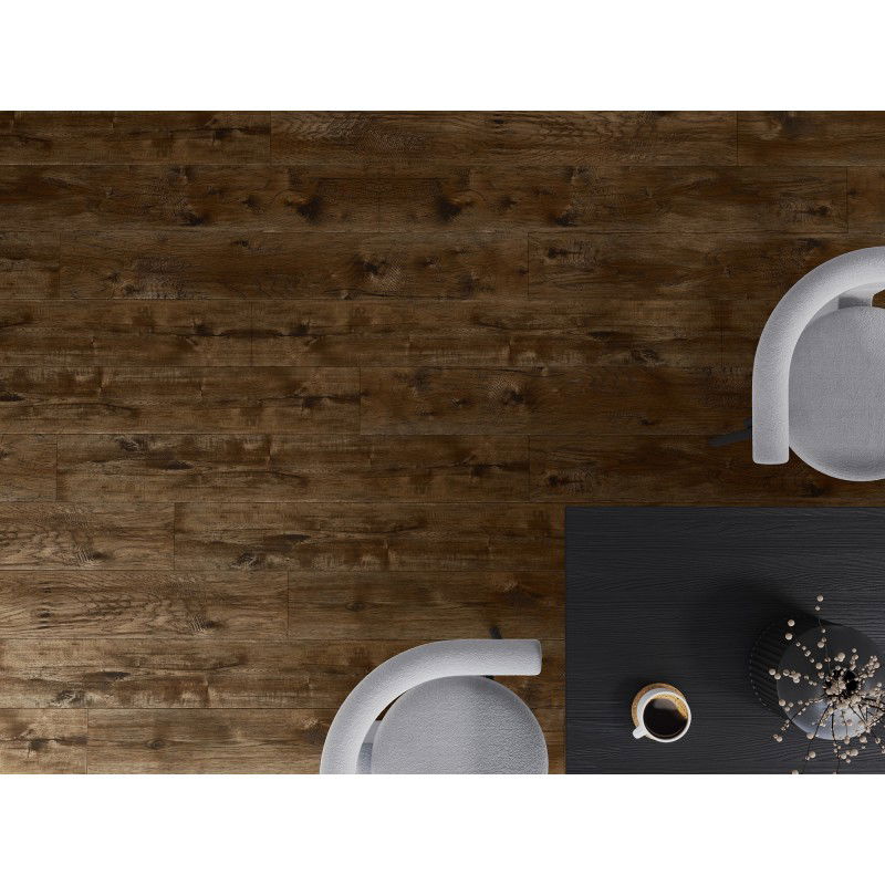 Mexen Mount Vernon vinilinių plokščių pavyzdys 1240 x 182 mm SPC 6,5 mm, IXPE pagrindas 1,5 mm, 4 V-fugos, Riešutas