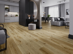 Mexen Oakley pavyzdys SPC vinilinių plokščių 6,5 mm, IXPE 1,5 mm pagrindas, 4 V-Fuga, Ąžuolas - F1030-S