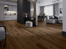 Mexen Strasburg vinilo panelių pavyzdys 1240 x 182 mm SPC 6,5 mm, IXPE 1,5 mm po danga, 4 V-Fuga, Ąžuolas - F1033-S