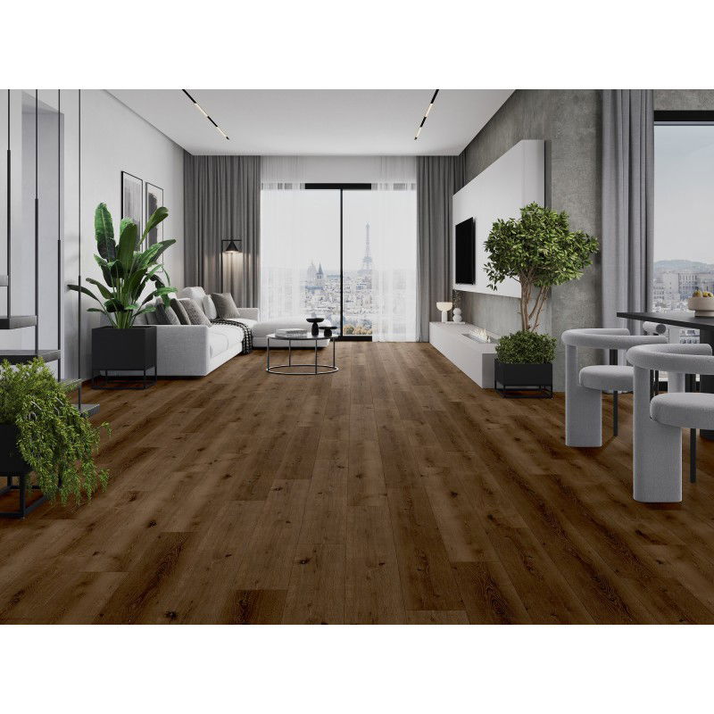 Mexen Strasburg vinilinių plokščių pavyzdys 1240 x 182 mm SPC 6,5 mm, IXPE pagrindas 1,5 mm, 4 V griovelis, Ąžuolas