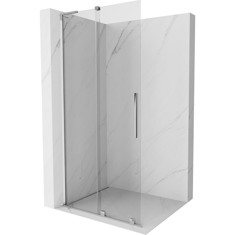 Mexen Velar L stumdomos dušo sienelė Walk-in 90 x 200 cm, skaidrus 8 mm, chromas - 871-090-003-03-01
